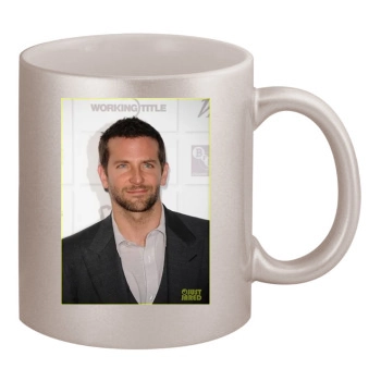 Bradley Cooper 11oz Metallic Silver Mug