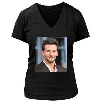 Bradley Cooper Women's Deep V-Neck TShirt