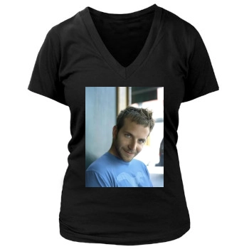 Bradley Cooper Women's Deep V-Neck TShirt