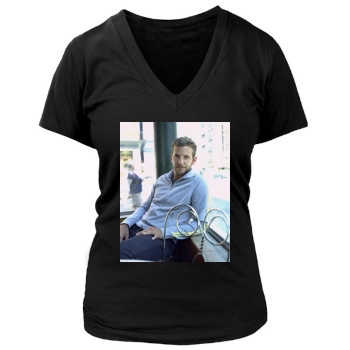 Bradley Cooper Women's Deep V-Neck TShirt