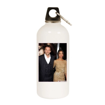 Bradley Cooper White Water Bottle With Carabiner