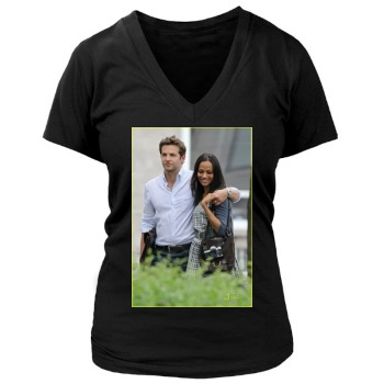 Bradley Cooper Women's Deep V-Neck TShirt