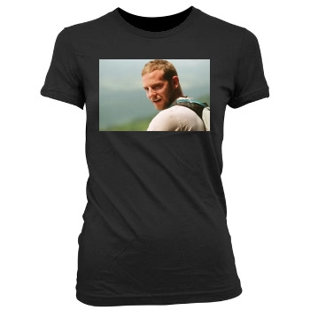 Bradley Cooper Women's Junior Cut Crewneck T-Shirt