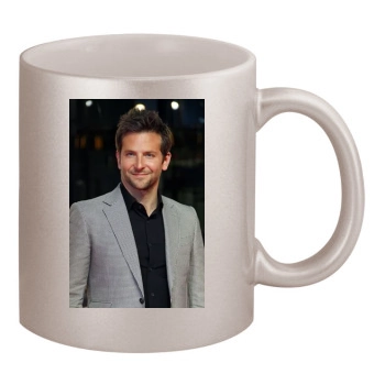 Bradley Cooper 11oz Metallic Silver Mug