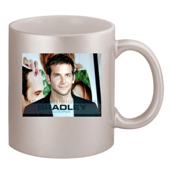 Bradley Cooper 11oz Metallic Silver Mug