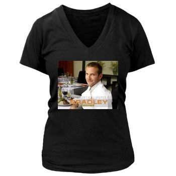 Bradley Cooper Women's Deep V-Neck TShirt