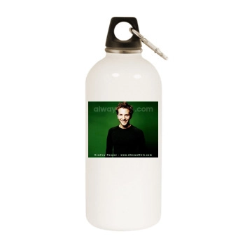 Bradley Cooper White Water Bottle With Carabiner