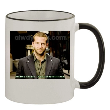 Bradley Cooper 11oz Colored Rim & Handle Mug