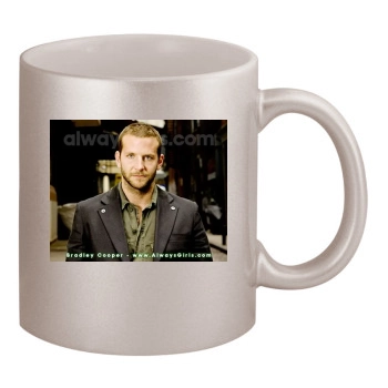 Bradley Cooper 11oz Metallic Silver Mug