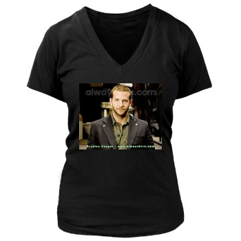 Bradley Cooper Women's Deep V-Neck TShirt