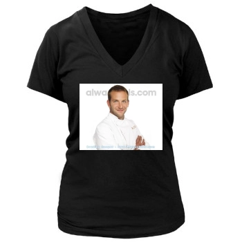 Bradley Cooper Women's Deep V-Neck TShirt