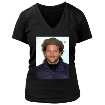 Bradley Cooper Women's Deep V-Neck TShirt