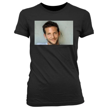 Bradley Cooper Women's Junior Cut Crewneck T-Shirt