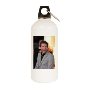 Bradley Cooper White Water Bottle With Carabiner