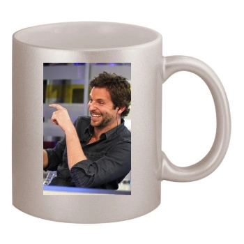 Bradley Cooper 11oz Metallic Silver Mug