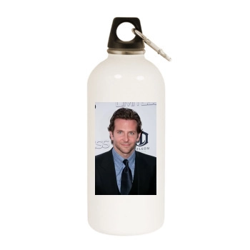 Bradley Cooper White Water Bottle With Carabiner