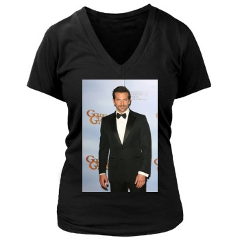 Bradley Cooper Women's Deep V-Neck TShirt