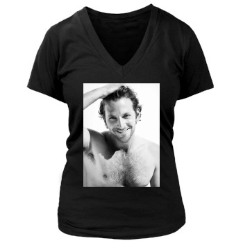 Bradley Cooper Women's Deep V-Neck TShirt