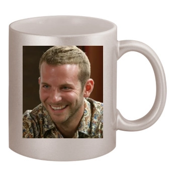 Bradley Cooper 11oz Metallic Silver Mug