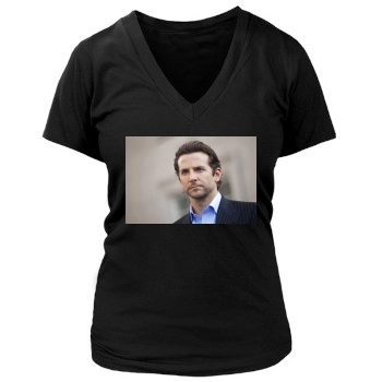 Bradley Cooper Women's Deep V-Neck TShirt