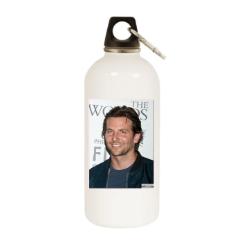 Bradley Cooper White Water Bottle With Carabiner