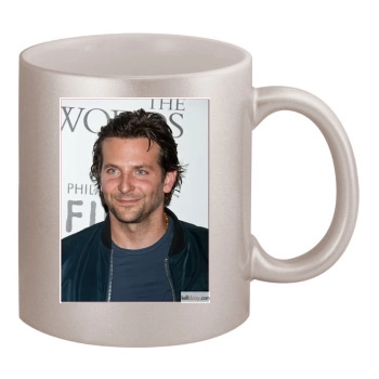 Bradley Cooper 11oz Metallic Silver Mug