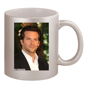 Bradley Cooper 11oz Metallic Silver Mug