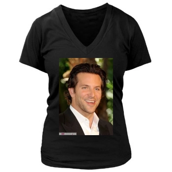 Bradley Cooper Women's Deep V-Neck TShirt