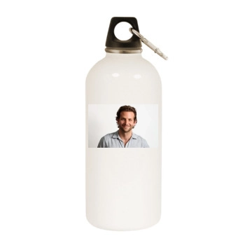 Bradley Cooper White Water Bottle With Carabiner