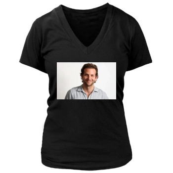 Bradley Cooper Women's Deep V-Neck TShirt