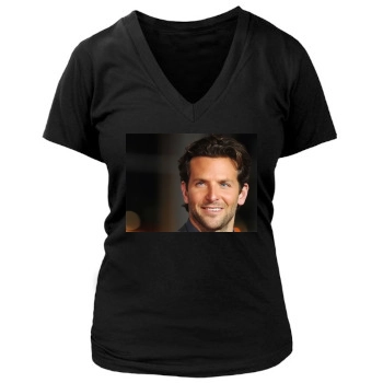 Bradley Cooper Women's Deep V-Neck TShirt