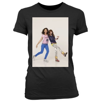 Zendaya Coleman Women's Junior Cut Crewneck T-Shirt