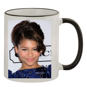 Zendaya Coleman 11oz Colored Rim & Handle Mug