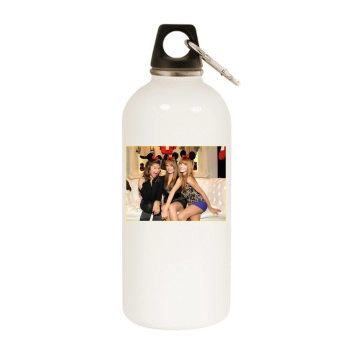 Zendaya Coleman White Water Bottle With Carabiner