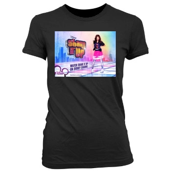 Zendaya Coleman Women's Junior Cut Crewneck T-Shirt