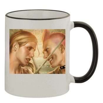 Buffy the Vampire Slayer 11oz Colored Rim & Handle Mug