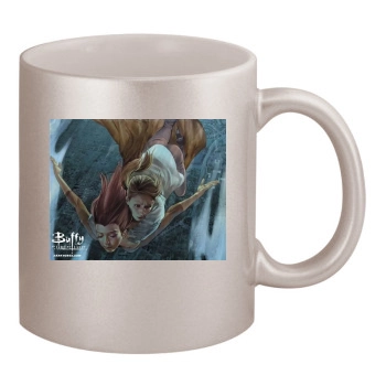 Buffy the Vampire Slayer 11oz Metallic Silver Mug