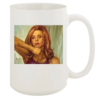 Buffy the Vampire Slayer 15oz White Mug