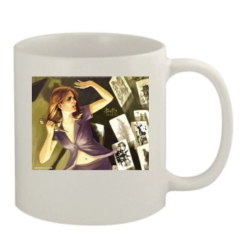 Buffy the Vampire Slayer 11oz White Mug