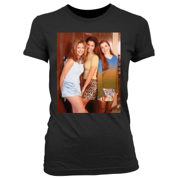 Buffy the Vampire Slayer Women's Junior Cut Crewneck T-Shirt