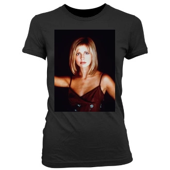 Buffy the Vampire Slayer Women's Junior Cut Crewneck T-Shirt