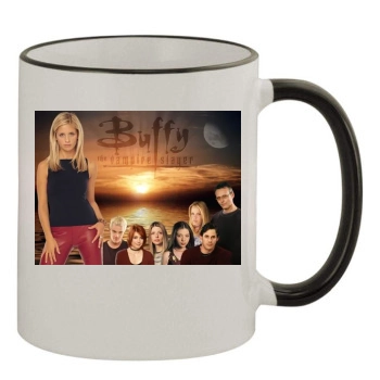 Buffy the Vampire Slayer 11oz Colored Rim & Handle Mug