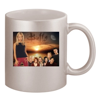 Buffy the Vampire Slayer 11oz Metallic Silver Mug