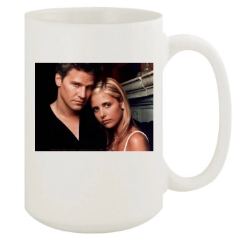 Buffy the Vampire Slayer 15oz White Mug