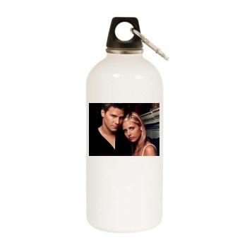 Buffy the Vampire Slayer White Water Bottle With Carabiner