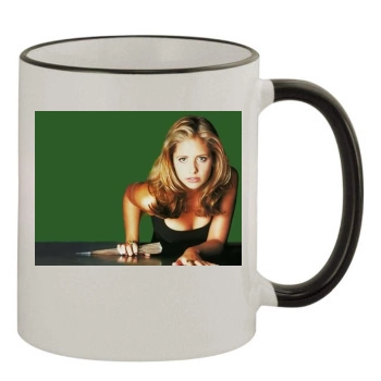 Buffy the Vampire Slayer 11oz Colored Rim & Handle Mug