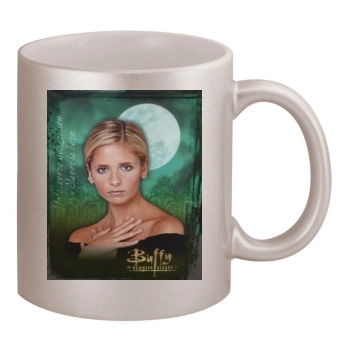 Buffy the Vampire Slayer 11oz Metallic Silver Mug