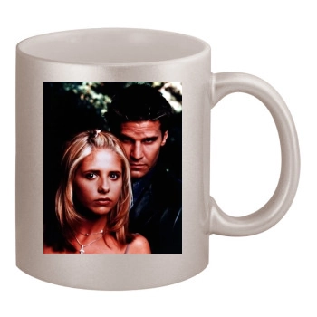 Buffy the Vampire Slayer 11oz Metallic Silver Mug