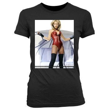 Buffy the Vampire Slayer Women's Junior Cut Crewneck T-Shirt