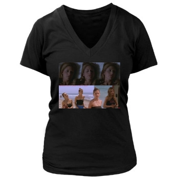 Buffy the Vampire Slayer Women's Deep V-Neck TShirt